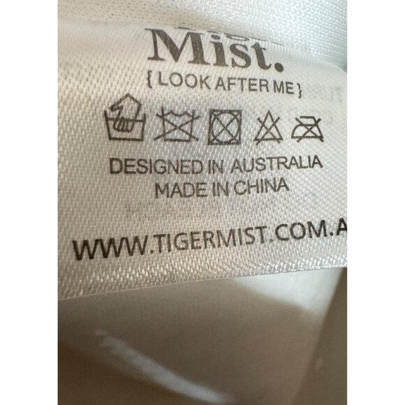 Tiger Mist XS Snakeskin Print Mini Dress Faux Leather Spaghetti Straps - Picture 11 of 12